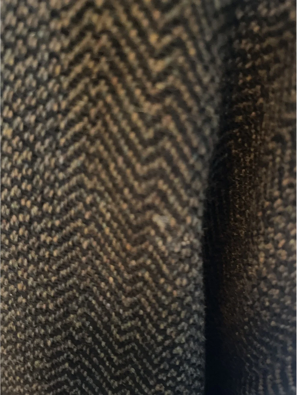 Vintage Pendleton Wool Herringbone Bomber Jacket Brown L Heritage Grandpa